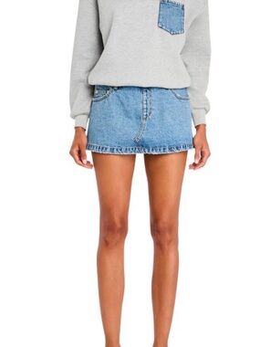 Seroya MARLEY Terry Denim Dress
Mini Dress with Denim Pocket Detail
